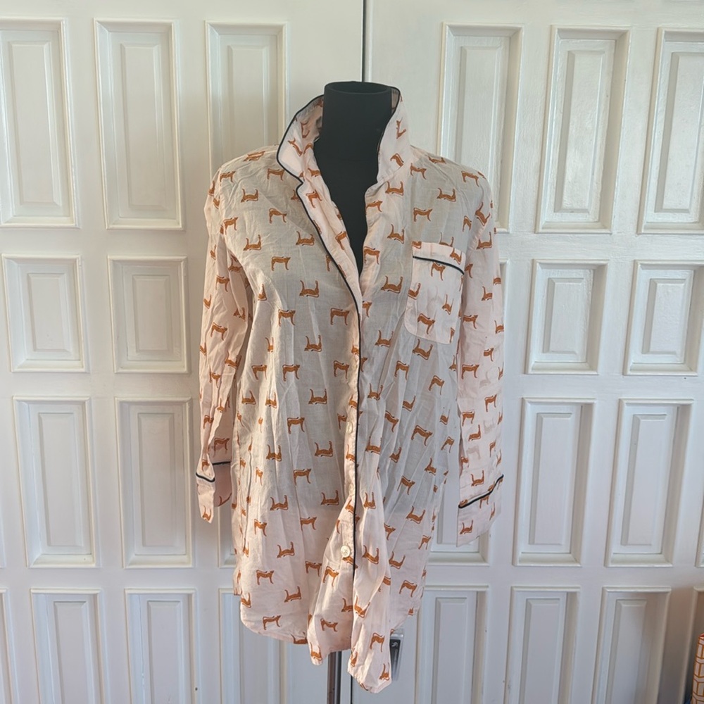 Jcrew cheetah pajamas